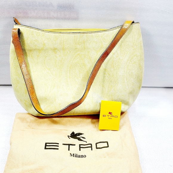 Etro Leather Shoulder Bag - Picture 2 of 8